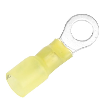 Pacer Group Pacer 12-10 AWG Heat Shrink Ring Terminal - 1/4in Stud Size - 100 Pack TE10-14R-100